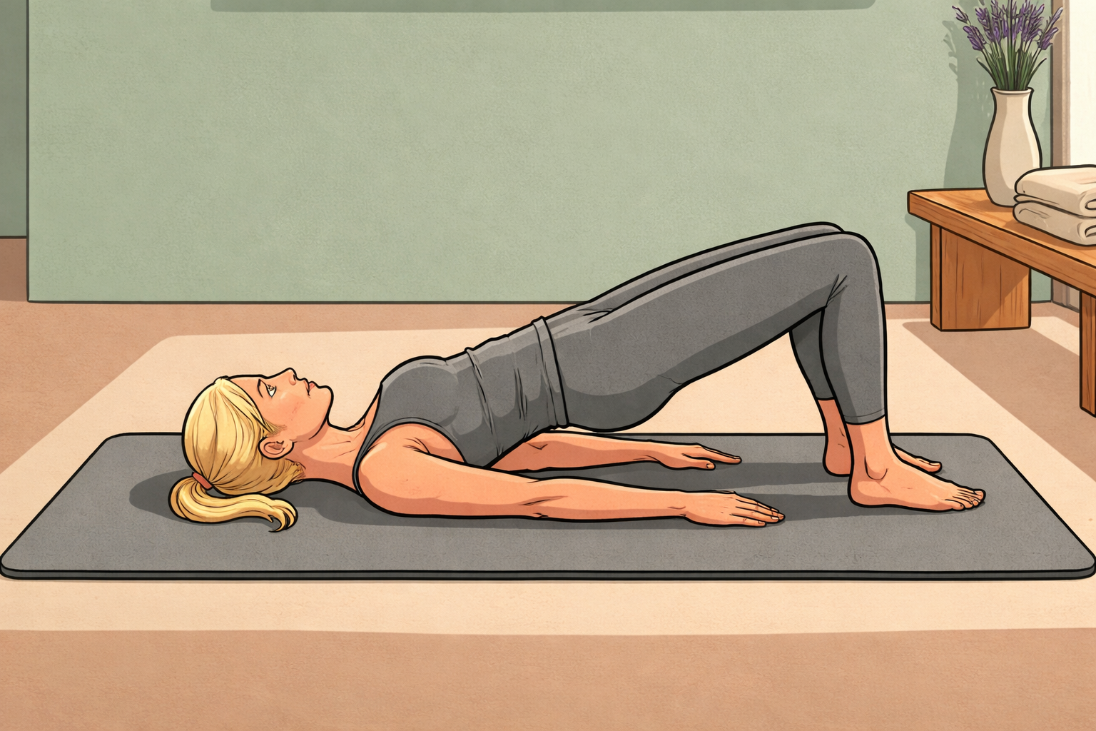 Pilates für Anfänger - 3 einfache Übungen